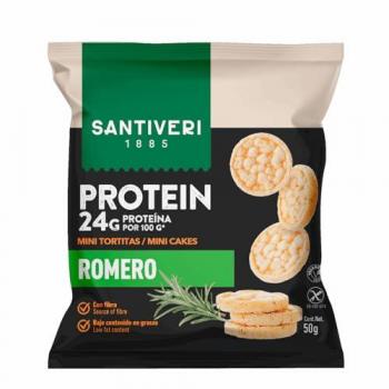 Mini Tortitas Romero + Proteína Santiveri 50 g