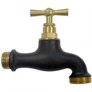 Robinet d'arrosage bicolore Noir 15x21/20x27