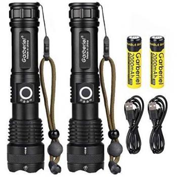 USB aufladbare Taschenlampe – XHP50, 4000 Lumen, 5 Modus, wetterfest