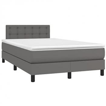 UltraSoft Lova Grey 120x200 Synthetic Sofa Mattress – Spring + Cushion (vidaXL)