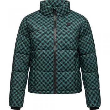 Ragwear Winterjacke Serah Print modische Winter Steppjacke