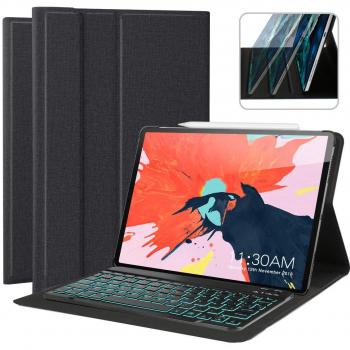 Keyboard Case iPad Pro 11” 2018 QWERTY Nero Auto Sleep/Wake