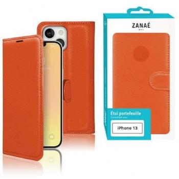 Case Wallet Zanaé Orange iPhone 13