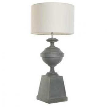 Iluminación Esprit Blanco Gris – Lámpara de Mesa 35×35 cm