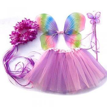 Tante Tina Costume Bambini 2-8 Anni Farfalla in Tulle