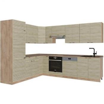Cuisine Vicco Chêne Lambris, 227x287cm, Fame-Line