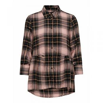 Only Camicia A Maniche 3/4 New Canberra Black Taglia S