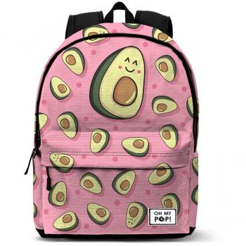 Mochila Escolar Oh My Pop! Aguacates 30x18x44 cm