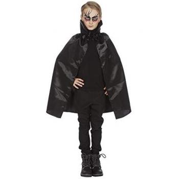 Metamorph Glänzendes Umhang‑Cape – Schwarzer Blutsaugerlook