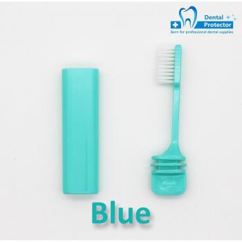 Compact Travel Toothbrushes with Bamboo Charcoal