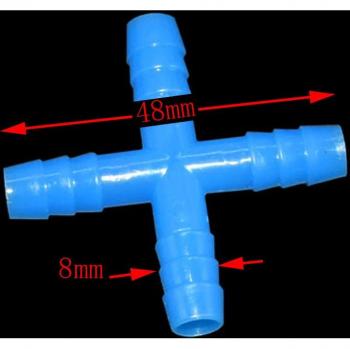 Poultry Farming 8mm Tee Tube Nipple Drinker Connector