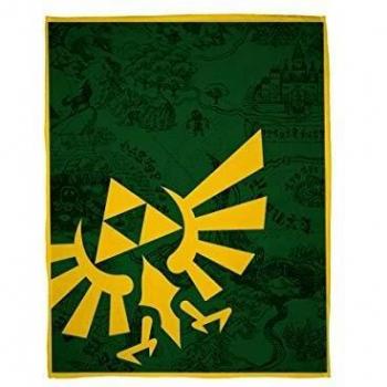 Zelda Triforza Plaid Corallo Nero 100x150