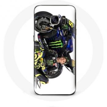 Samsung Galaxy S7 Accessoire: Valentino Rossi Speedfahrer, weißer Hintergrund