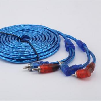 5 Meter Male to Male Car Subwoofer Amplifier Audio Cable
