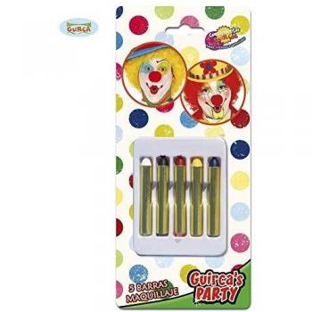 Caja de 5 lápices de maquillaje de colores