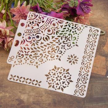 5.1 Circle Edge Stencils for Painting and Embossing