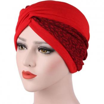 Foulard turban avec croix