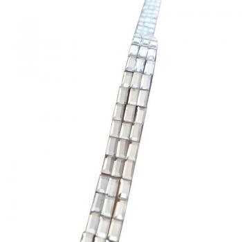 90x1cm Self-Adhesive Mosaic Strips for DIY Clothing Accessories