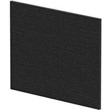 Woodgrain Charcoal Black 700mm Square Reversible Shower Bath
