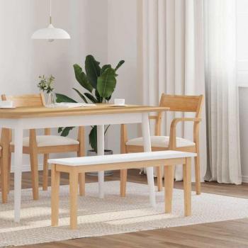 Panca di Legno Massello Hevea 110 cm
