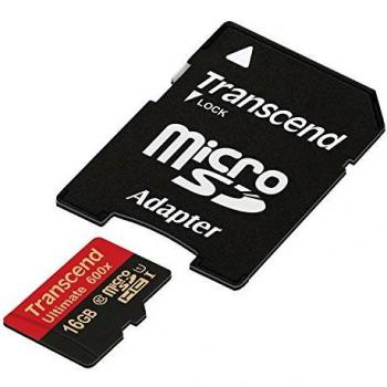 Transcend 16GB MicroSDHC UHS-I U1 Classe 10