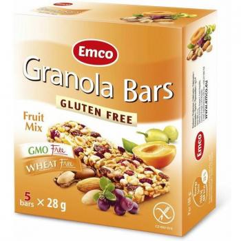 Emco Granola Bars Gluten Free 5x28g
