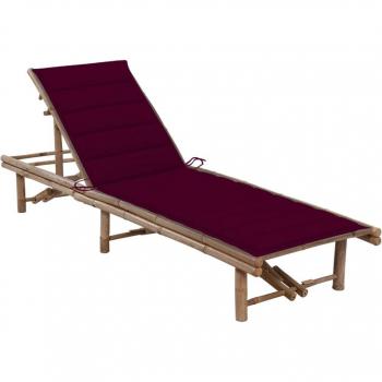 Tumbona para tomar el sol con respaldo regulable