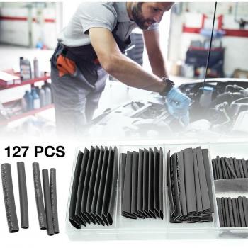 127PCS Car Wire Insulation Heat Shrink Tubing