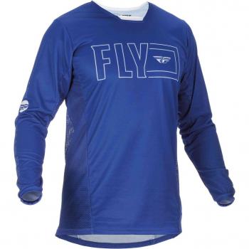 Fly Racing Kinetic Fuel T-shirt Motocross Bleu XL (XXL)