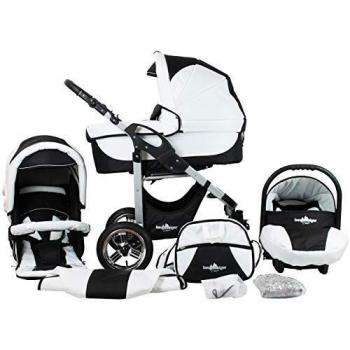 Bergsteiger Kombi-Kinderwagen Capri 3in1 Komplettset 10-teilig