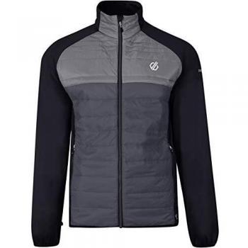 Dare 2B Herren‑Stempeljacke – 3XL – Wasserresistent, antibakteriell – Black/Ebony Grey/Aluminium