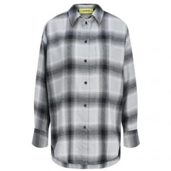 Camicia Donna JJXX JXJamie Grigio Chiaro e Nero