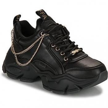 Buffalo Women's Black Trainers BINARY CHAIN 5.0