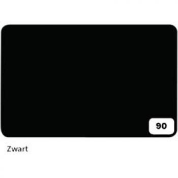 Kleurkarton 2-zijdig 50x70cm 300gr nr90 zwart