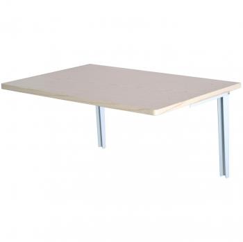 Homcom Wandtisch Klapptisch 60x40cm MDF in Natur/Weiß