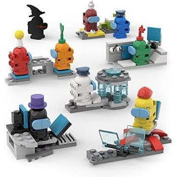 Kit Costruzione Minifigure Lupo Mannaro e Aliens