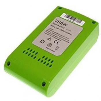 Batterie de rechange vhbw Li-Ion 2000mAh (24V) adaptée aux modèles Greenworks 29322, 29807