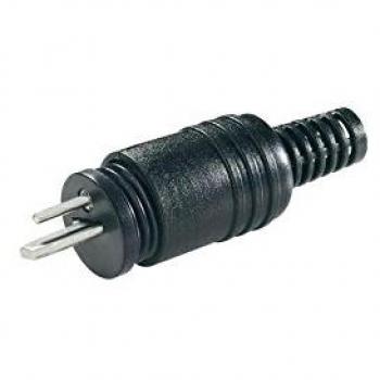 BKL Electronic Lautsprechersteckverbinder, Audio Stecker, Schwarz