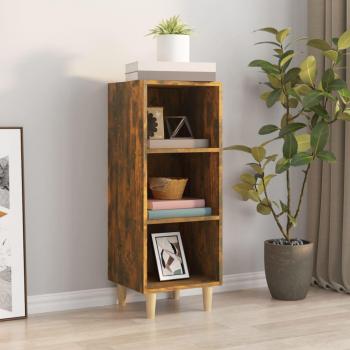 34.5x32.5x90 cm Smoked Oak Sideboard