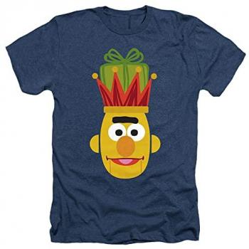 Navy Bert Nutcracker Sesame Street Festive Top