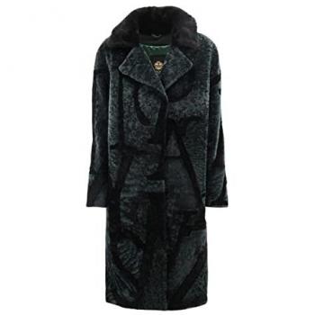 Hollert Lammfellmantel Shearling VO633 Grün Größe: S female