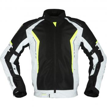 Veste Textile Moto Modeka Khao Air Noir Gris Jaune XS