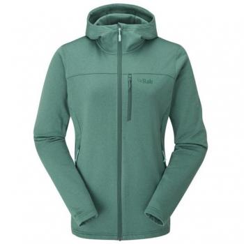 Rab Graviton Damen Fleece Hoody Eukalyptus