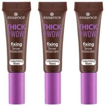 Essence Augenbrauen-Gel THICK & WOW! fixing brow mascara, 3-tlg