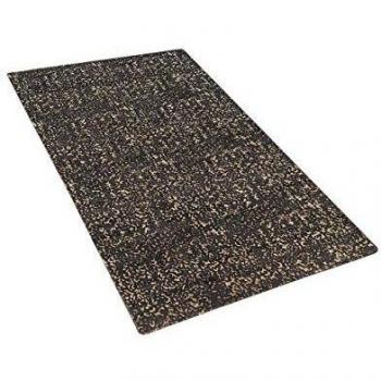 Tappeto Esel grigio scuro e oro 80 x 150 cm