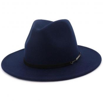 Sombrero Jazz de Lana para Todos los Géneros, Color Marrón