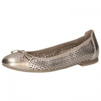 CAPRICE Ballerina Metallico Cuoio Tacco Blocchetto 41 (dup)