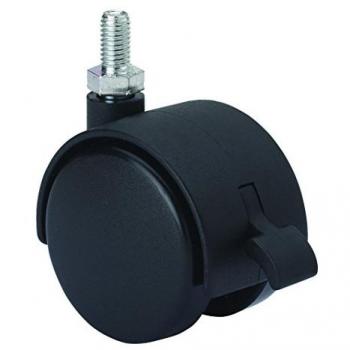 Rueda Giratoria Ø 40 mm con Varilla Roscada