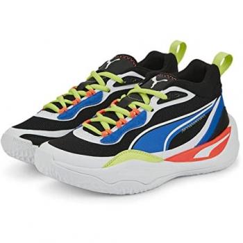 Puma Playmaker Jr Scarpe Sportive Giallo/Nero/Blu Taglia 5