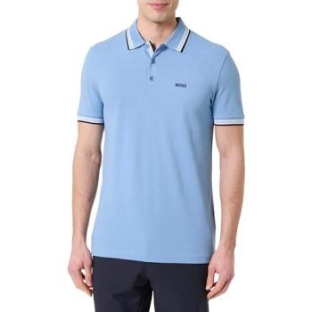 BOSS Green Herren Polo-Shirt – Blau, XL, Regular Fit
